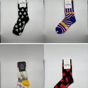 4 Pairs Happy Socks Size Medium Unisex NWT